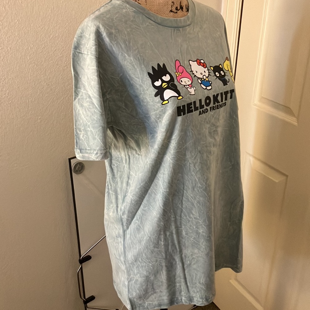 Sanrio hello kitty and friends bioworld tee tshirt medium M 38 40 tie dye - Picture 3 of 5